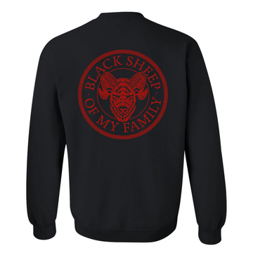 Holiday Black Sheep Unisex Crewneck Pullover