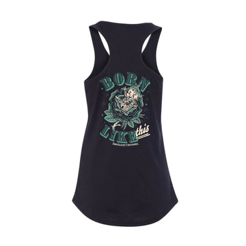 Born Like This Women's Racerback Tank