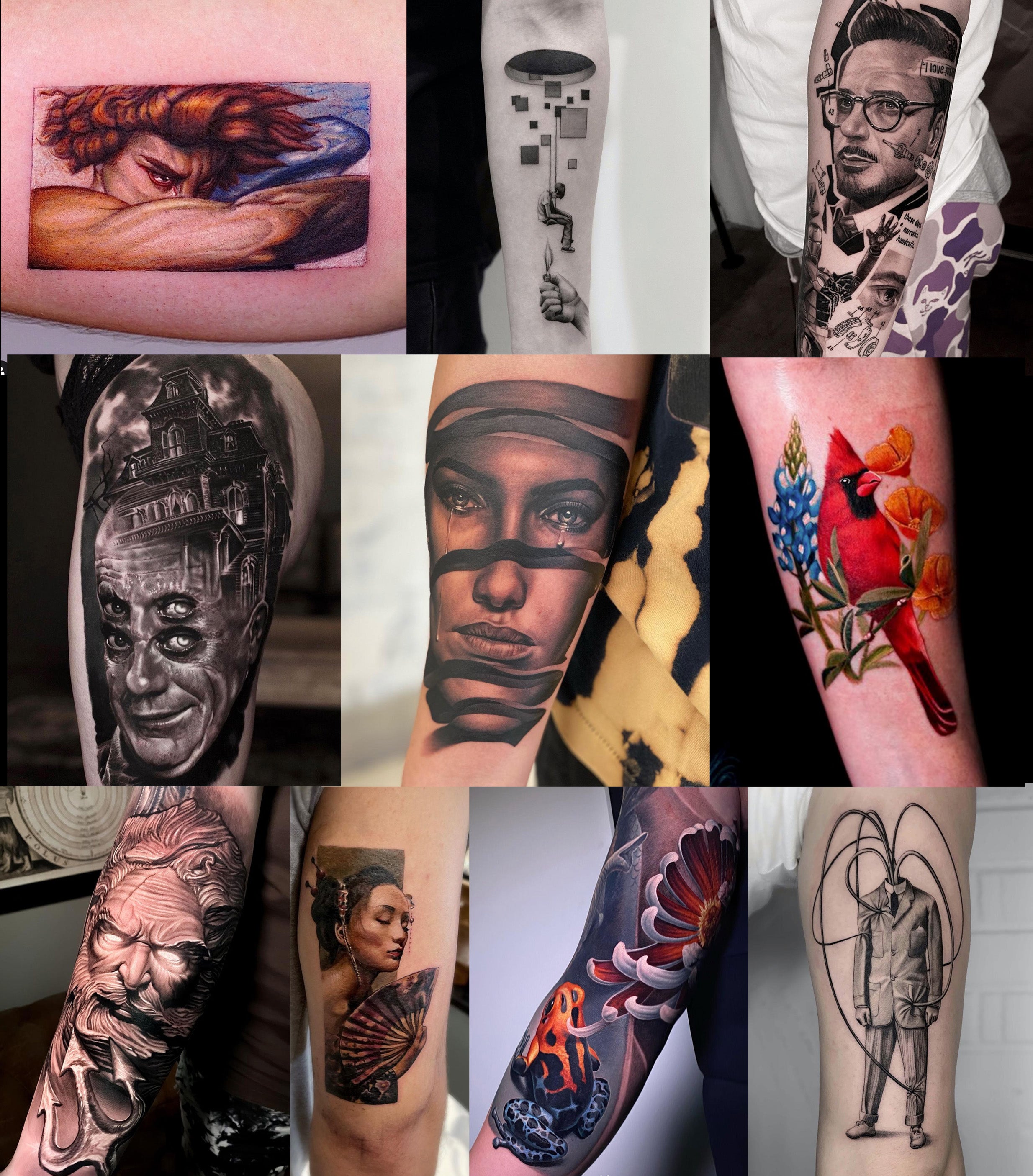 Realism tattoos and artists